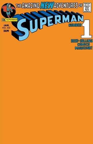 [SUPERMAN #233 FACSIMILE EDITION CVR D BLANK VAR]