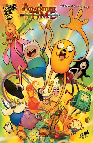 [ADVENTURE TIME (2025) #1 CVR G DAVID NAKAYAMA GOLD FOIL VAR]