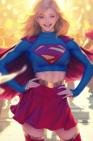 [SUPERGIRL #1 CVR B STANLEY ARTGERM LAU CARD STOCK VAR]