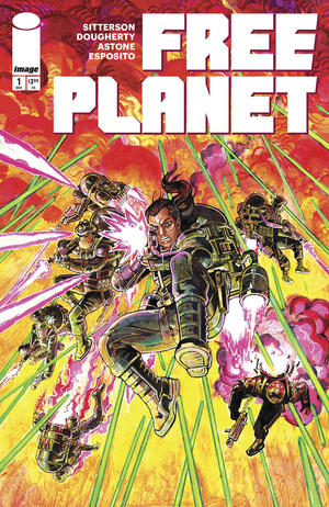 [FREE PLANET #1 CVR B JED DOUGHERTY ACTION VAR]