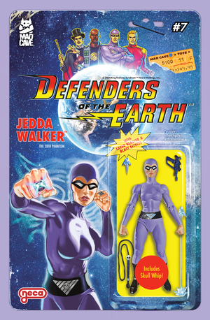 [DEFENDERS OF THE EARTH #7 (OF 8) CVR B DJORDJE DJOKOVIC ACTION FIGURE VAR]