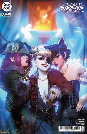 [GOTHAM CITY SIRENS UNFIT FOR ORBIT #3 (OF 5) CVR B NOOBOVICH CARD STOCK VAR]