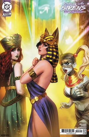 [GOTHAM CITY SIRENS UNFIT FOR ORBIT #4 (OF 5) CVR B NOOBOVICH CARD STOCK VAR]