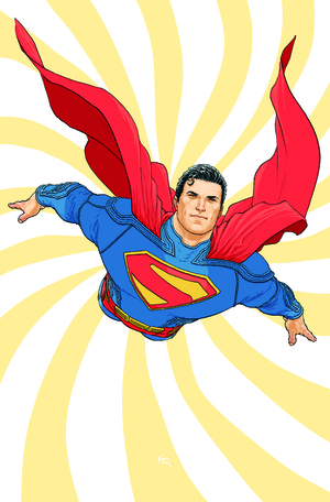 [JUSTICE LEAGUE UNLIMITED #9 CVR F FRANK QUITELY SUPERMAN MOVIE CARD STOCK VAR (WE ARE YESTERDAY)]
