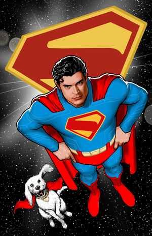 [BATMAN SUPERMAN WORLDS FINEST #41 CVR D KEVIN MAGUIRE SUPERMAN MOVIE CARD STOCK VAR]