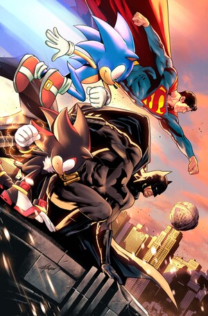 [DC X SONIC THE HEDGEHOG #5 (OF 5) CVR B LUCAS MEYER CARD STOCK VAR]