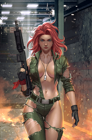[HEAT SEEKER EXPOSED A GUN HONEY SERIES #2 (OF 4) CVR F INHYUK LEE VIRGIN FOIL VAR]