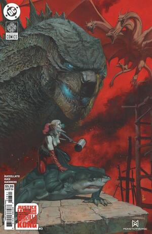 [JUSTICE LEAGUE VS GODZILLA VS KONG 2 #3 (OF 7) CVR B RICCARDO FEDERICI CARD STOCK VAR]