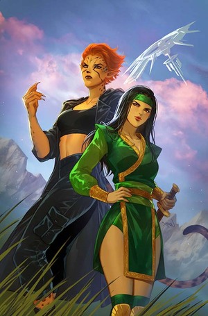 [CHEETAH AND CHESHIRE ROB THE JUSTICE LEAGUE #1 (OF 6) CVR C LESLEY LEIRIX LI CARD STOCK VAR]