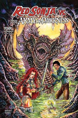 [RED SONJA VS AOD #4 CVR D NIKKOL JELENIC VAR]