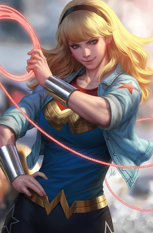 [WONDER WOMAN #13 CVR C STANLEY ARTGERM LAU CARD STOCK VAR (ABSOLUTE POWER)]