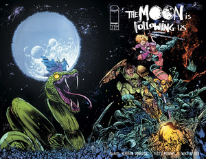 [THE MOON IS FOLLOWING US #1 (OF 10) CVR B DANIEL WARREN JOHNSON & MIKE SPICER WRAPAROUND VAR]