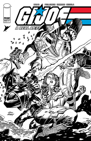 [GI JOE A REAL AMERICAN HERO #310 CVR B ANDY KUBERT B&W VAR]