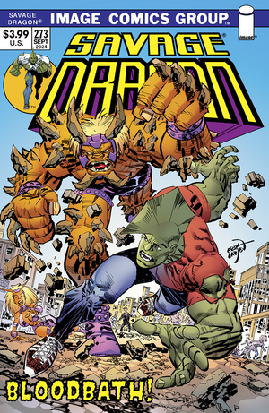 [SAVAGE DRAGON #273 CVR B ERIK LARSEN 70S TRADE DRESS VAR]