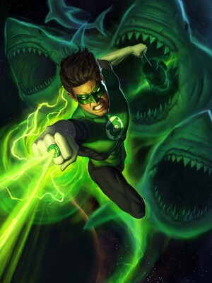 [GREEN LANTERN #27 CVR B AARON BARTLING CARD STOCK VAR (STARBREAKER SUPREMACY)]