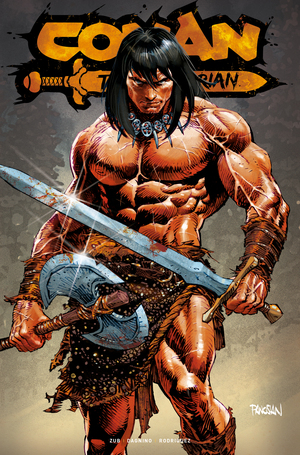 [CONAN THE BARBARIAN #21 CVR H SDCC EXCLUSIVE DAN PANOSIAN FOIL TRADE VAR Limited to 700 copies Allocations May Occur]