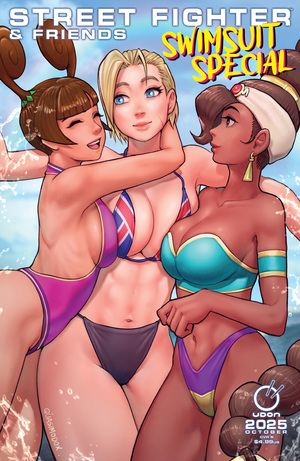[2025 STREET FIGHTER & FRIENDS SWIMSUIT SPECIAL #1 (ONE SHOT) CVR B QUASIMODOX VAR]