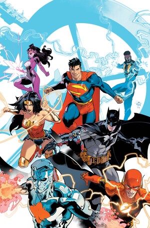 [JUSTICE LEAGUE UNLIMITED #1 CVR A DAN MORA]