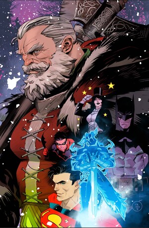 [BATMAN SANTA CLAUS SILENT KNIGHT RETURNS #1 (OF 5) CVR B DAN MORA CARD STOCK VAR]