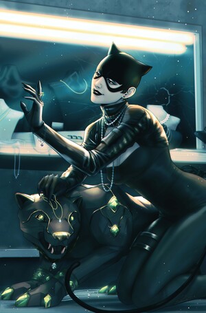 [CATWOMAN #81 CVR D ROBIN HIGGINBOTTOM CARD STOCK VAR]
