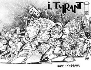 [I TYRANT #5 CVR G RYAN GAJDA YOUNGBLOOD TEAM UP B&W VIRGIN VAR ]