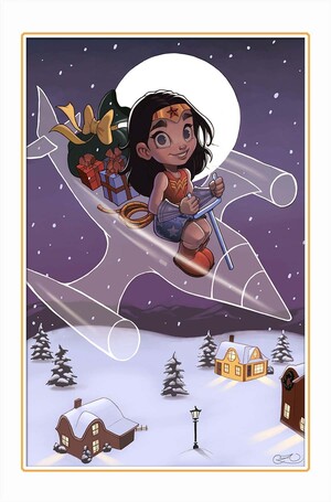 [WONDER WOMAN #16 CVR D CHRISSIE ZULLO DC WINTER WONDERLAND CARD STOCK VAR]