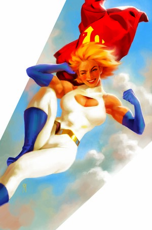 [POWER GIRL #16 CVR B MIGUEL MERCADO CARD STOCK VAR]