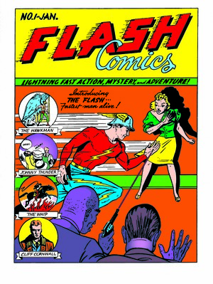 [FLASH COMICS #1 FACSIMILE EDITION CVR A SHELDON MOLDOFF]