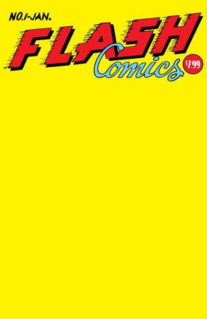 [FLASH COMICS #1 FACSIMILE EDITION CVR C BLANK VAR]