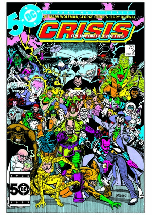 [CRISIS ON INFINITE EARTHS #9 FACSIMILE EDITION CVR A GEORGE PEREZ]