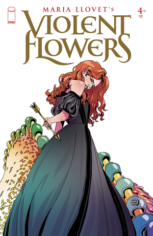 [VIOLENT FLOWERS #4 (OF 4) CVR B MARIA LLOVET BLACK DRESS VAR]