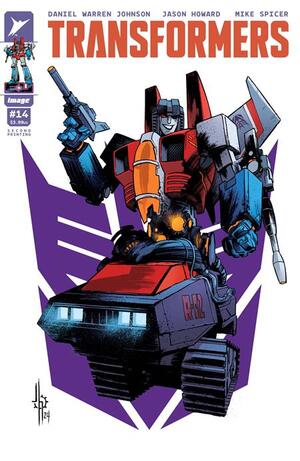 [TRANSFORMERS #14 2ND PTG CVR A JASON HOWARD DECEPTICON]