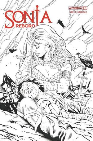 [SONJA REBORN #4 CVR K GREG LAND LINE ART FOC BONUS VAR]
