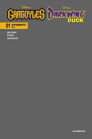 [GARGOYLES DARKWING DUCK #1 CVR N GARGOYLE GREY BLANK AUTHENTIX FOC BONUS VAR]