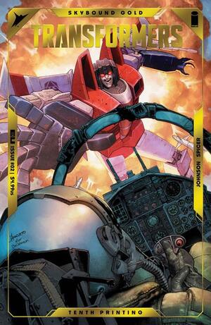 [TRANSFORMERS #2 10TH PTG CVR B JAY ANACELTO & ROMULO FAJARDO JR EMBOSS & GOLD FOIL VAR]