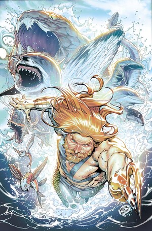 [AQUAMAN #1 CVR D BRAD WALKER DEEP SEA ULTRA GLOSS VAR / FOIL]