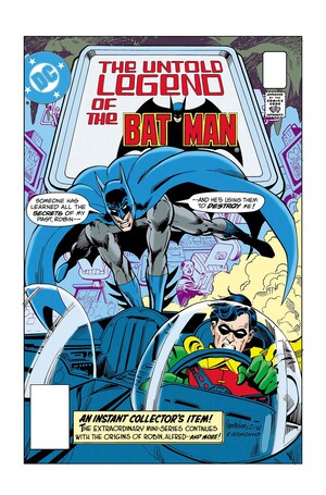 [LIMITED EDITION THE UNTOLD LEGEND OF THE BATMAN #1 CVR A JOSE LUIS GARCIA-LOPEZ & DICK GIORDANO]