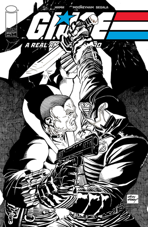 [GI JOE A REAL AMERICAN HERO #313 CVR B ANDY KUBERT B&W VAR]