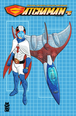 [GATCHAMAN#6CVRB CHRIS BATISTA BLUEPRINT KEN AND G-1 VAR]