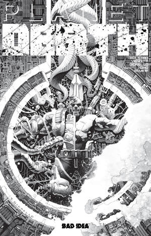 [PLANET DEATH PLANET SIZED EDITION #1  CVR B B&W TOMAS GIORELLO VAR]