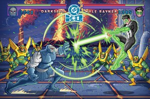 [DC K.O. GREEN LANTERN GALACTIC SLAM #1 (ONE SHOT) CVR E JUAN FERREYRA WRAPAROUND CARD STOCK VAR]