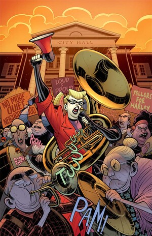 [HARLEY QUINN #58 CVR D ELIZABETH TORQUE CARD STOCK VAR]