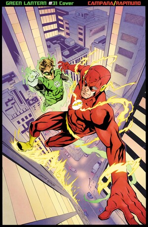 [GREEN LANTERN #31 CVR D CHRIS CAMPANA & NORM RAPMUND CARD STOCK VAR]