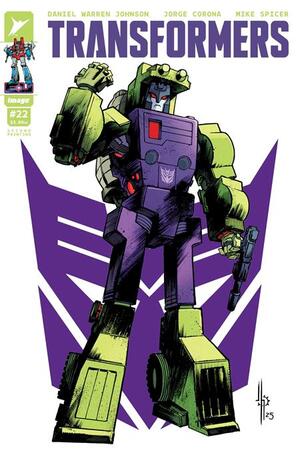 [TRANSFORMERS #22 2ND PTG CVR A JASON HOWARD DECEPTICON CVR]