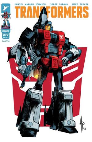 [TRANSFORMERS #22 2ND PTG CVR B JASON HOWARD AUTOBOT VAR]