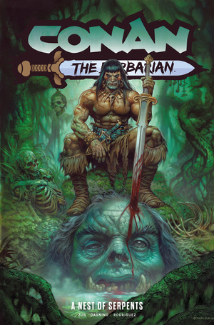 [CONAN THE BARBARIAN TP VOL 06 A NEST OF SERPENTS DIRECT MARKET EDITION GREG STAPLES CVR]