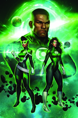 [GREEN LANTERN CORPS #1 CVR B DAVE WILKINS CARD STOCK VAR]