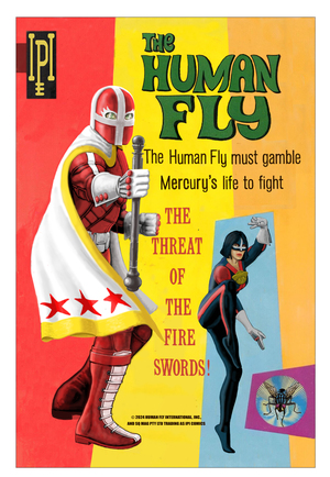 [HUMAN FLY #3 (OF 4) CVR A JAN SCHERPENHUIZEN GOLD KEY 1960s GREEN HORNET HOMAGE]