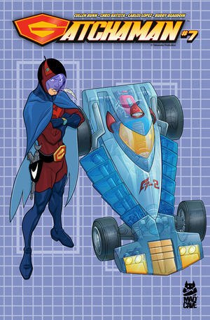 [GATCHAMAN #7 CVR B CHRIS BATISTA BLUEPRINT JOE AND G-2 VAR]