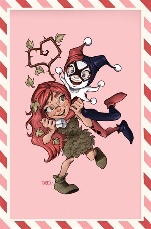 [HARLEY QUINN #59 CVR E CHRISSIE ZULLO VALENTINES DAY CARD STOCK VAR]